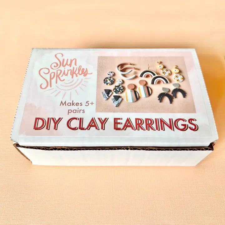 Diy Polymer Clay Earring Kit - Neutral