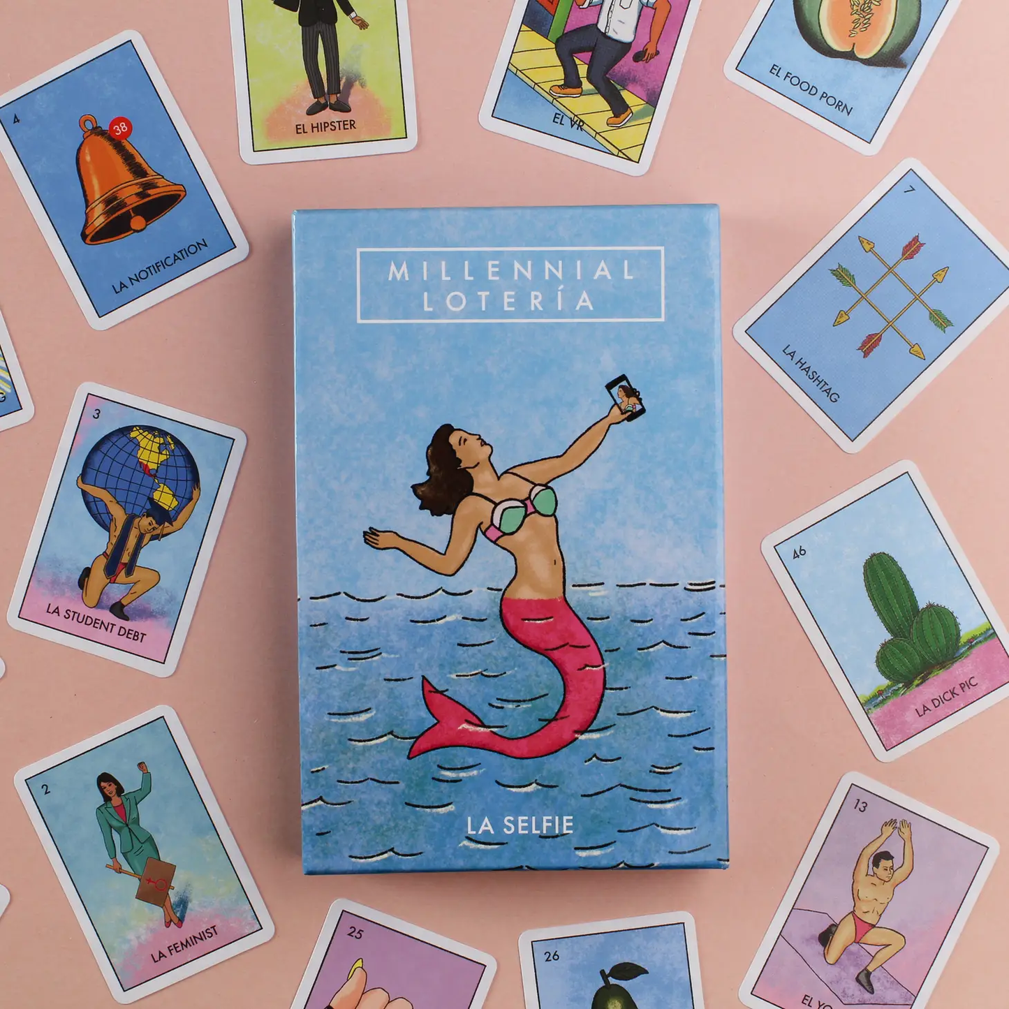 Millennial Loteria Board Game