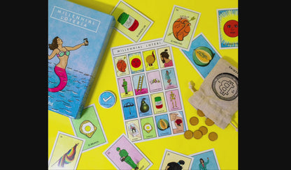 Millennial Loteria Board Game